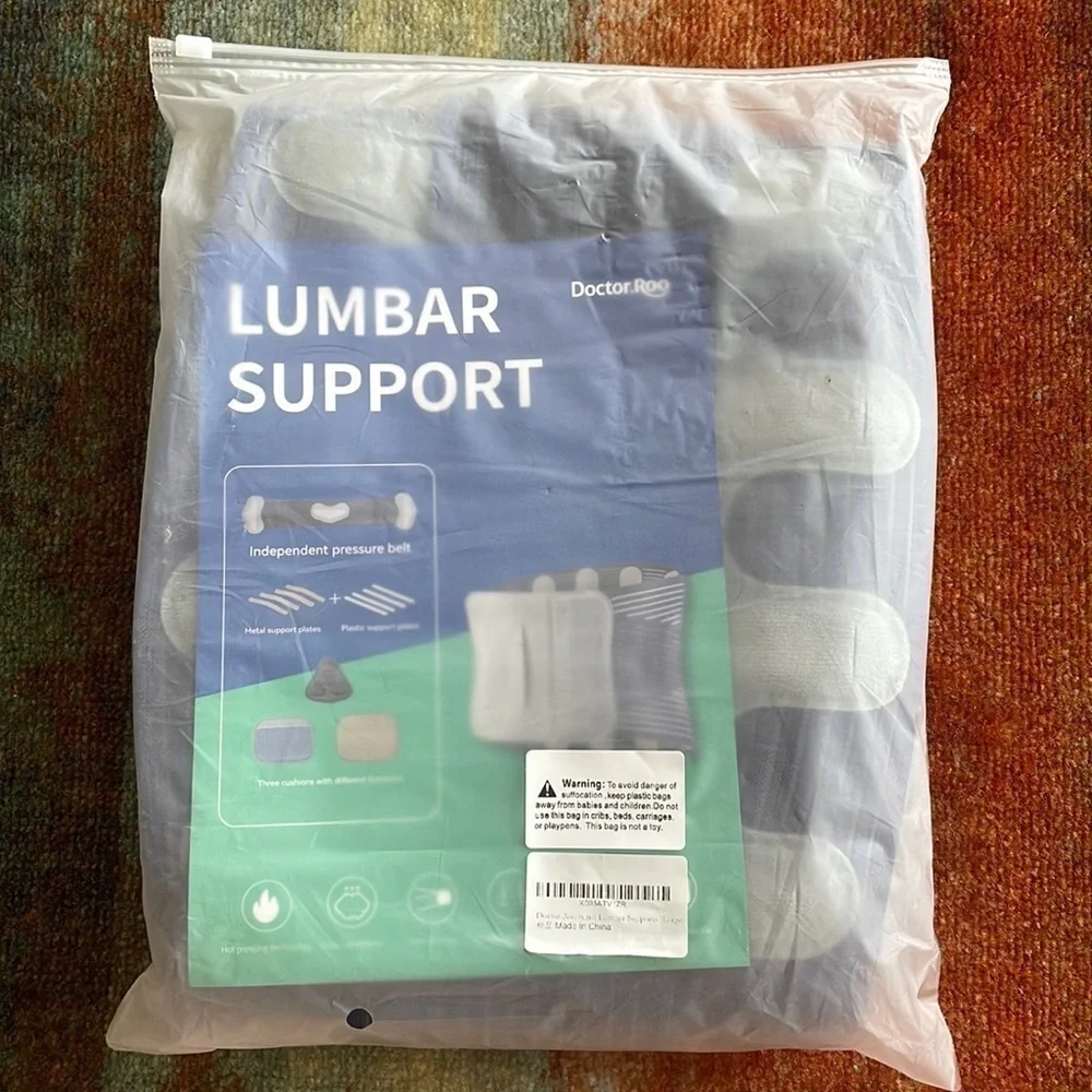 Brand New Back Brace Lumbar Support Belt Back Pain Relief Support Posture